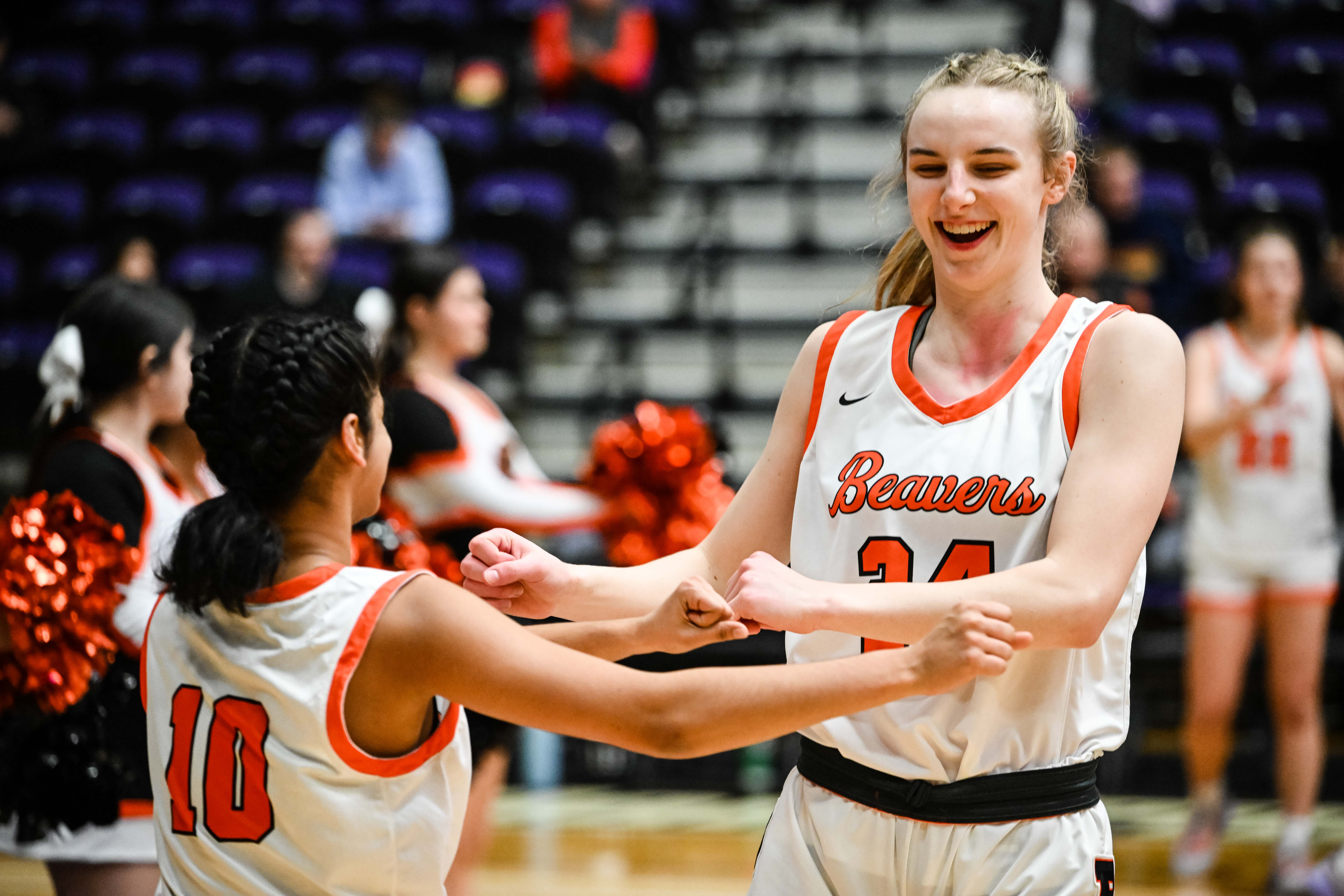 Clackamas Beaverton 6A Oregon girls basketball quarterfinal Naji Saker 1 -8